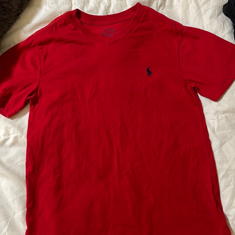 Youth Polo red never worn